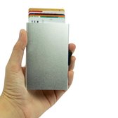 Silvergear Aluminium Pasjeshouder met RFID Bescherming - Inclusief Geldclip - Vaderdag Cadeau - Ideaal Cadeau voor heren - Mannen en Vrouwen