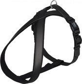 Nobby comfort hondentuig cover zwart - M - buikband 45-70 cm - breedte 25-35 mm