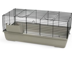 Beeztees Baldo - Konijnenkooi - Kooi Knaagdieren - Mokka - 120x59x46 cm