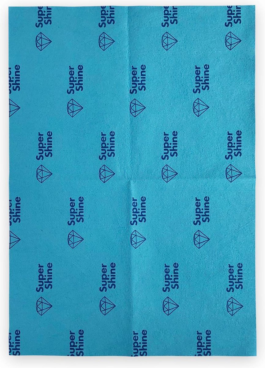 Goedkoopste Super Shine microvezel schoonmaakdoek - large - 40 x 35 cm - wasbaar - supersterk - hygiënisch