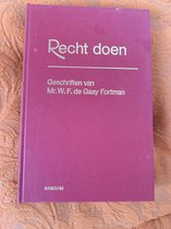 Boek cover Recht doen van Bas de Gaay Fortman