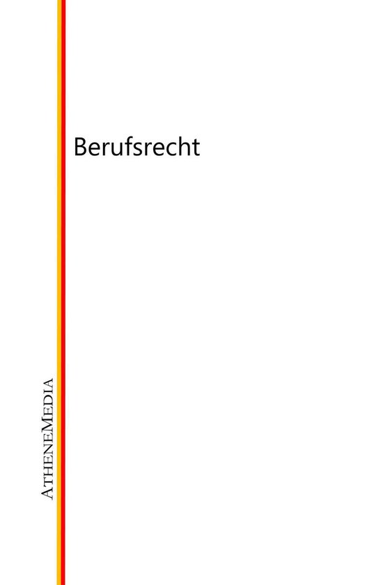 Berufsrecht - cover