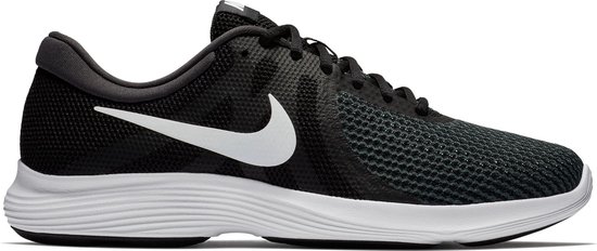 Nike Revolution 4 Eu Heren Sportschoenen - Black/White - Maat 44.5 | bol.