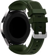 YONO Classic Bandje 22mm - Horlogebandje geschikt voor Samsung Galaxy Watch 46mm / 3 (45mm) / Gear s3 - Polar Vantage M2 / Grit X - Garmin Vivoactive 4 / Venu 2 - Huawei Watch GT 3 (pro) / 2 - Amazfit GTR - Donkergroen