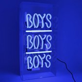 Locomocean - Tafellamp - Neonlamp Sign Box Boys, Boys, Boys - led