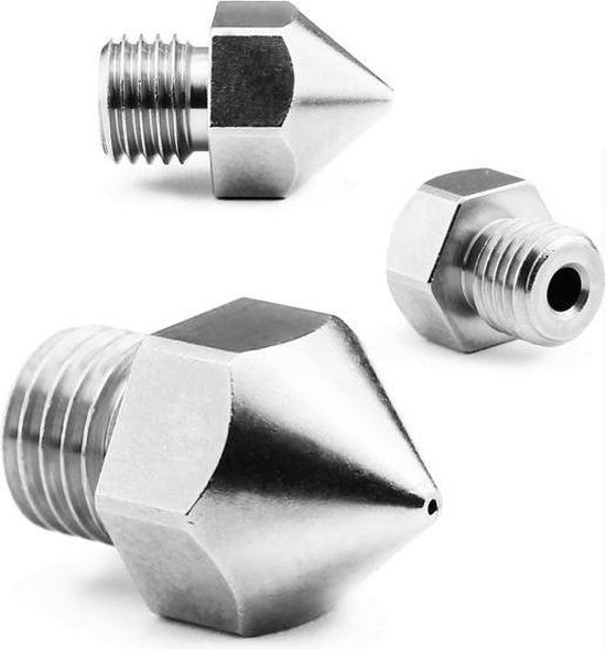 Buse MK8 Micro Swiss A2 Plaqué – Résistante à L'Usure Pour Creality CR10, Ender 3, MakerBot Et Tevo Tornado (0.4 Mm)