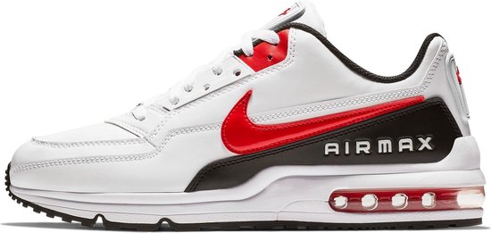 Nike Air Max LTD 3 Heren Sneakers - White/Univ Red-Black - Maat 45.5