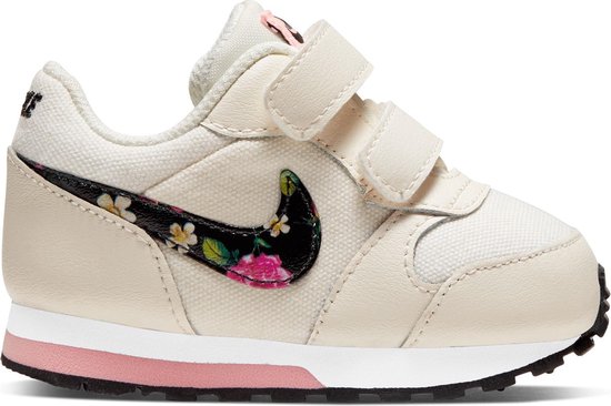 Nike Md Runner 2 Vf Gtv Meisjes Sneakers - Pale Ivory/Black-Pink Tint-White  - Maat 27 | Bestel nu!