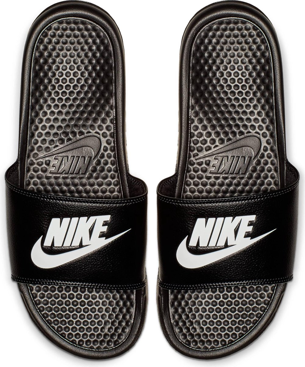 Slippers Nike Benassi JDI Unisexe - Zwart/ Wit - Taille 46 | bol