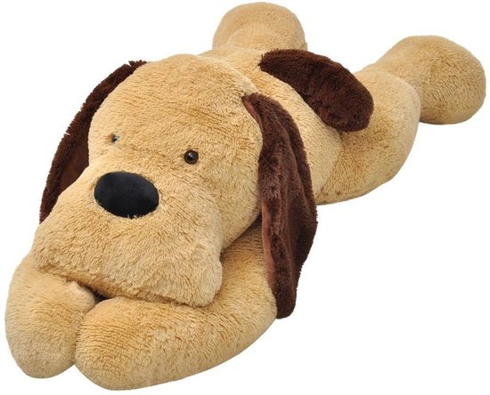 Ale periode Denk vooruit Grote Knuffel Hond Pluche 80cm - Hondje Speelgoed - Hond knuffels -  Boerderij knuffels | bol.com