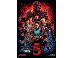 Stranger Things 5 poster - film - tv - serie - Netflix - Eleven - 11 - Mike - 61 x 91.5 cm