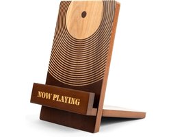 Klassieke Houten Platenstandaard - Vinyl Platenhouder voor Albums & LP's - Must-Have Vinyl Accessoires voor LP-Liefhebbers