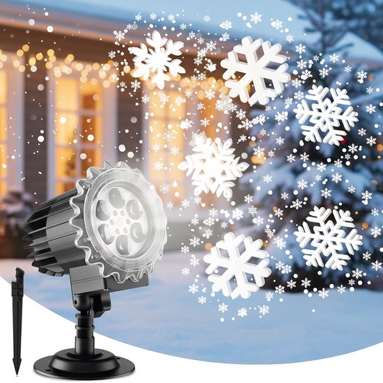 Projector/lamp laser kerst rg4-func buiten aanbieding bij Van Cranenbroek
