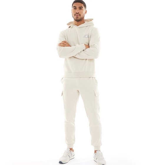 JACK & JONES Hommes Cargo Classique Survêtement Beige Taille L