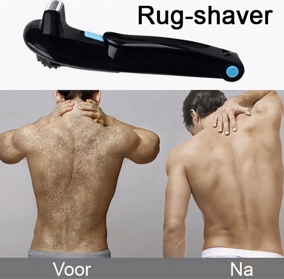 Elektrisch Rug Scheerapparaat Oplaadbaar met Lange Steel - Elektrisch - €84,95