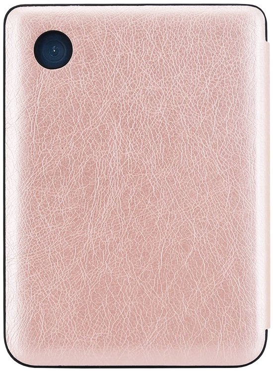 Origami Sleepcover - Hoesje Geschikt voor Kobo Clara Colour- Book Case Hoes Cover - Roze Goud - ereader hoesje - cover van Merkloos — afbeelding 4