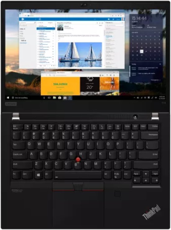 Lenovo ThinkPad T14 Gen 1 (Intel) Intel® Core™ i5 i5-10210U Laptop 35,6 cm (14") Full HD 16 GB DDR4-SDRAM 256 GB SSD Wi-Fi 6 (802.11ax) Windows 10 Pro Zwart - Lenovo - Hoofdafbeelding
