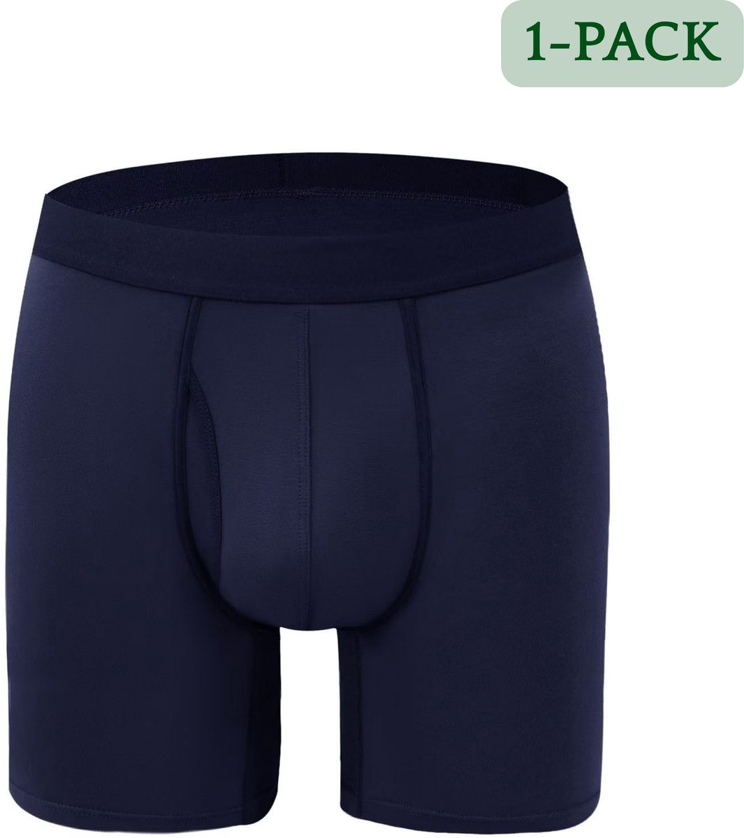 Hipperboo® Bamboe Onderbroeken - Maat XL - 1 Paar - Navy Blue - Boxershorts - Boxers - Met opening - Met gulp - Ouvert - Heren Ondergoed