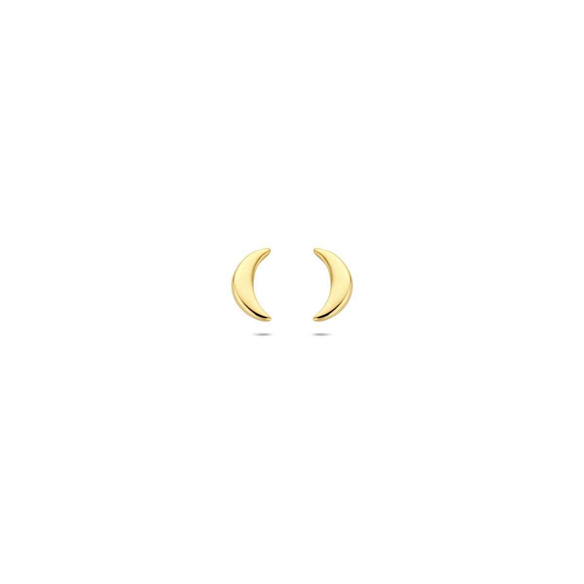Lev Sieraden - 14 karaat Geelgouden oorknoppen maan 5.5 mm - 14 karaat goud