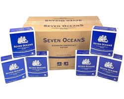 Noodrantsoen - Seven Oceans 24 stuks - Seven Oceans Noodrantsoen Doos [24 x 500g] - 5 jaar houdbaar - 24 dagen noodrantsoen - Noodpakketten - Noodpakket voor thuis