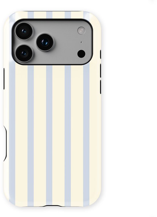 Mobiq - Stripes Backcover avec Magsafe compatible pour iPhone 17 Pro - Sunday Shore