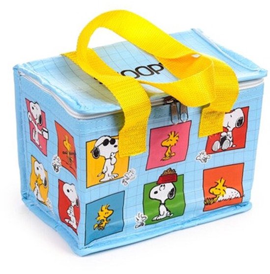 Koeltas Lunchtas - Peanuts Snoopy & Woodstock - RPET Duurzaam - 21x13x15,5cm van Merkloos — afbeelding 2