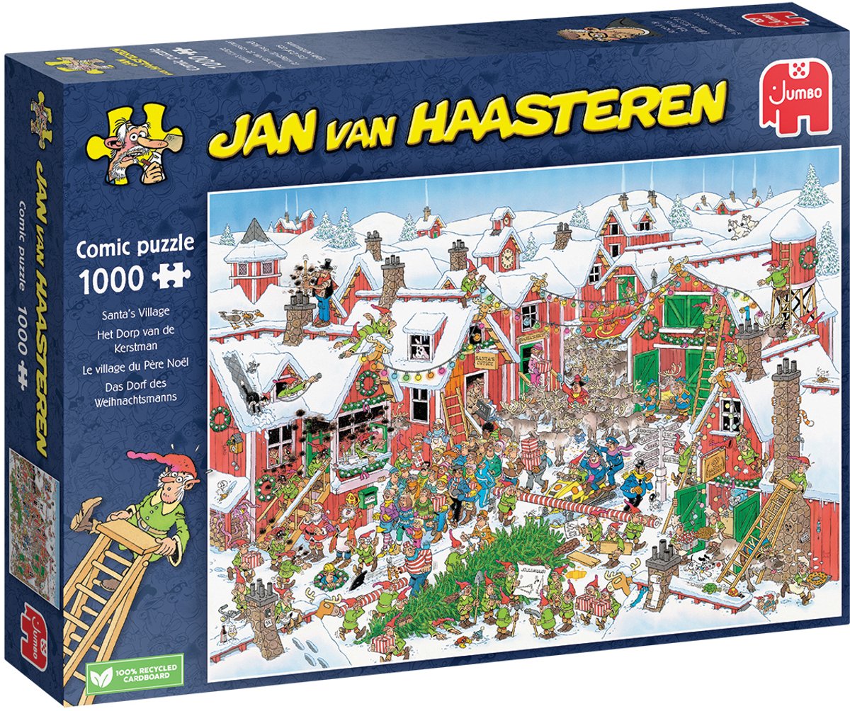 Jan van Haasteren Het dorp van de Kerstman 1000 stukjes - Legpuzzel