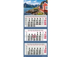 3-maands kalender Super 1 - 2026 - 6-talig