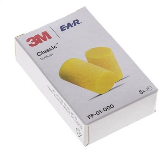 Schuim oordopjes 3M EAR Klassiek, 30 Paar