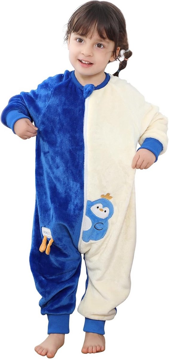 Warme Slaapzak met Voetjes en Mouwen voor Baby en Kind - Flanellen Pyjama voor de Winter (0-6 jaar)