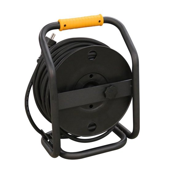 Buitenstopcontact Paal Zwart - IP44 - 4 stopcontacten