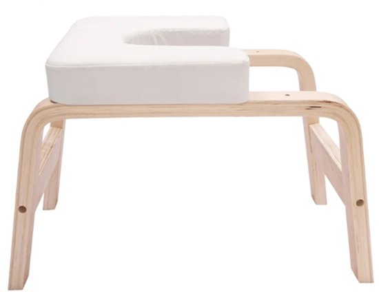 ShaSha Feetup - Yoga kruk - Omgekeerde bank - Hoofdstand bankje - Yoga trainingskruk - Fitnessapparatuur -Tot 200 KG - Wit — afbeelding 5