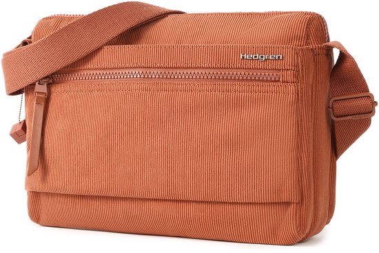 Hedgren Eye Medium Sac bandoulière femme avec protection RFID – Taille moyenne – Velours Redwood Burl