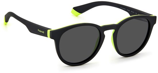POLAROID Kinderen PLD 8048/S 71C BLACK YELLOW 45/18/130 JUNIOR Zonnebrillen van Merkloos — afbeelding 4