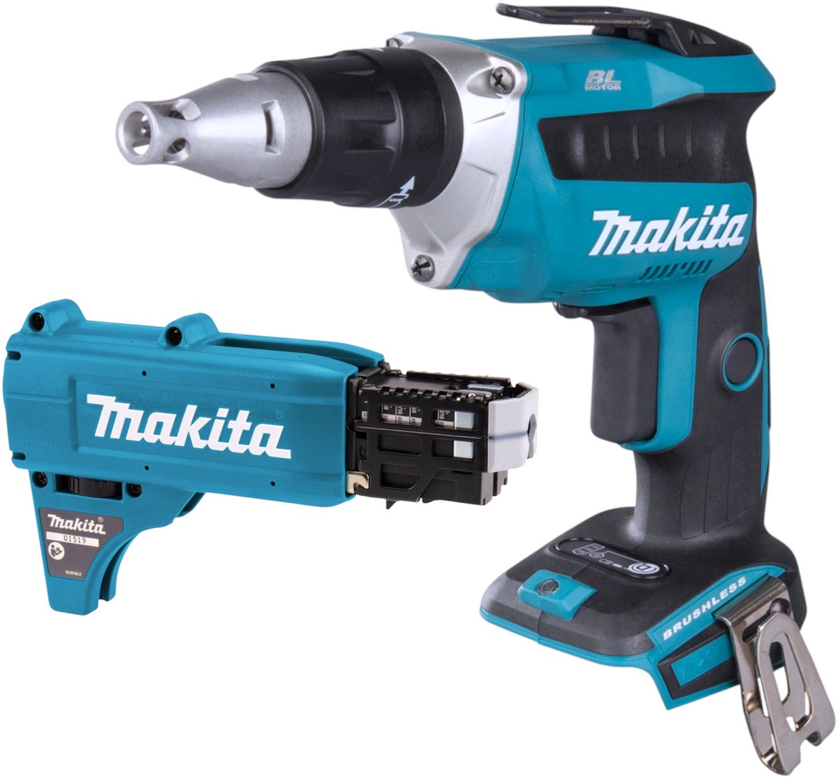 Makita DFS 452 Z accu-schroefmachine voor gipsplaten 18 V borstelloos solo - zonder accu, zonder oplader