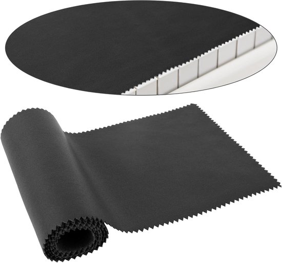 Housse anti-poussière pour clavier de piano - Protection universelle pour piano numérique - Convient aux pianos 88 touches - Zwart