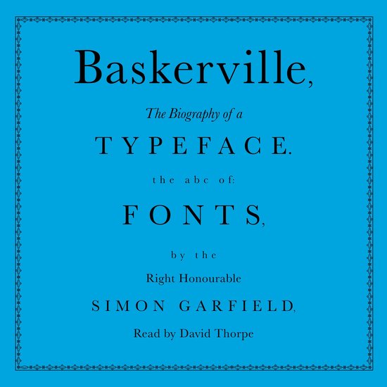 The ABC of Fonts- Baskerville - cover