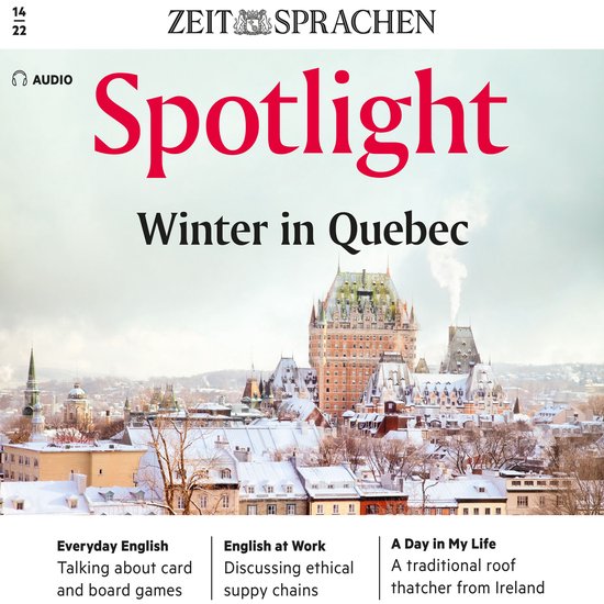 Englisch lernen Audio - Winter in Quebec - cover
