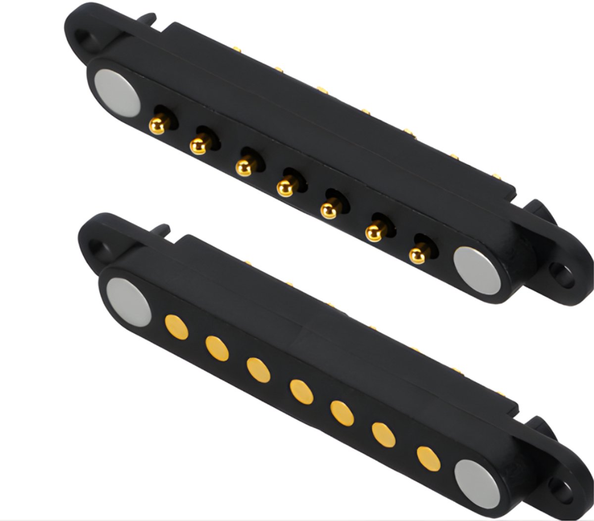 Alta-X - 7 Pin Pogo Magneet connector met montage gat - 7 Polige Magnetische connector