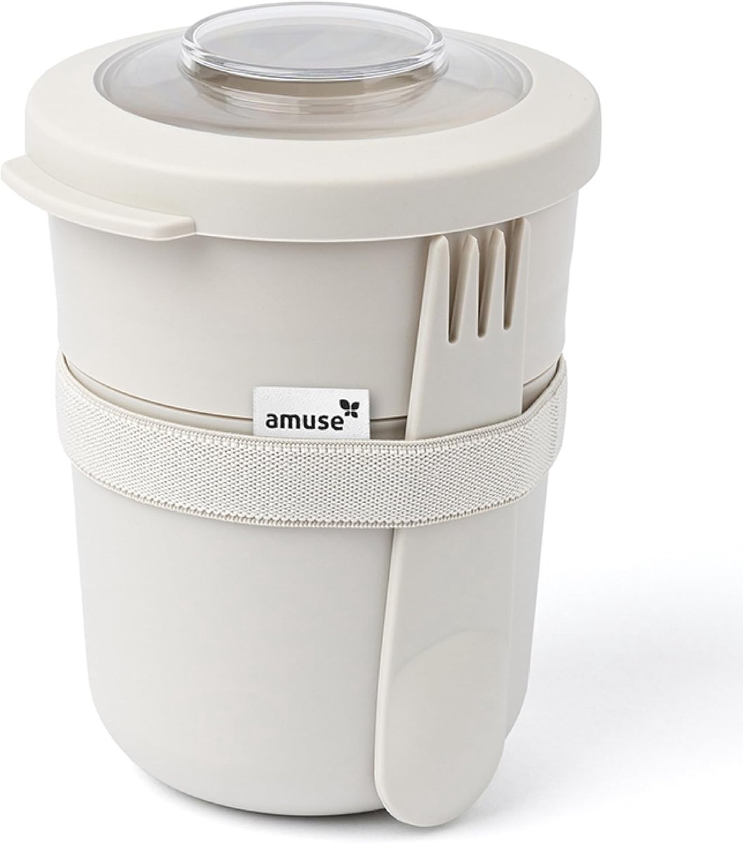 Amuse Tylla Duo Oat Lunchbox 150ml + 450ml beige