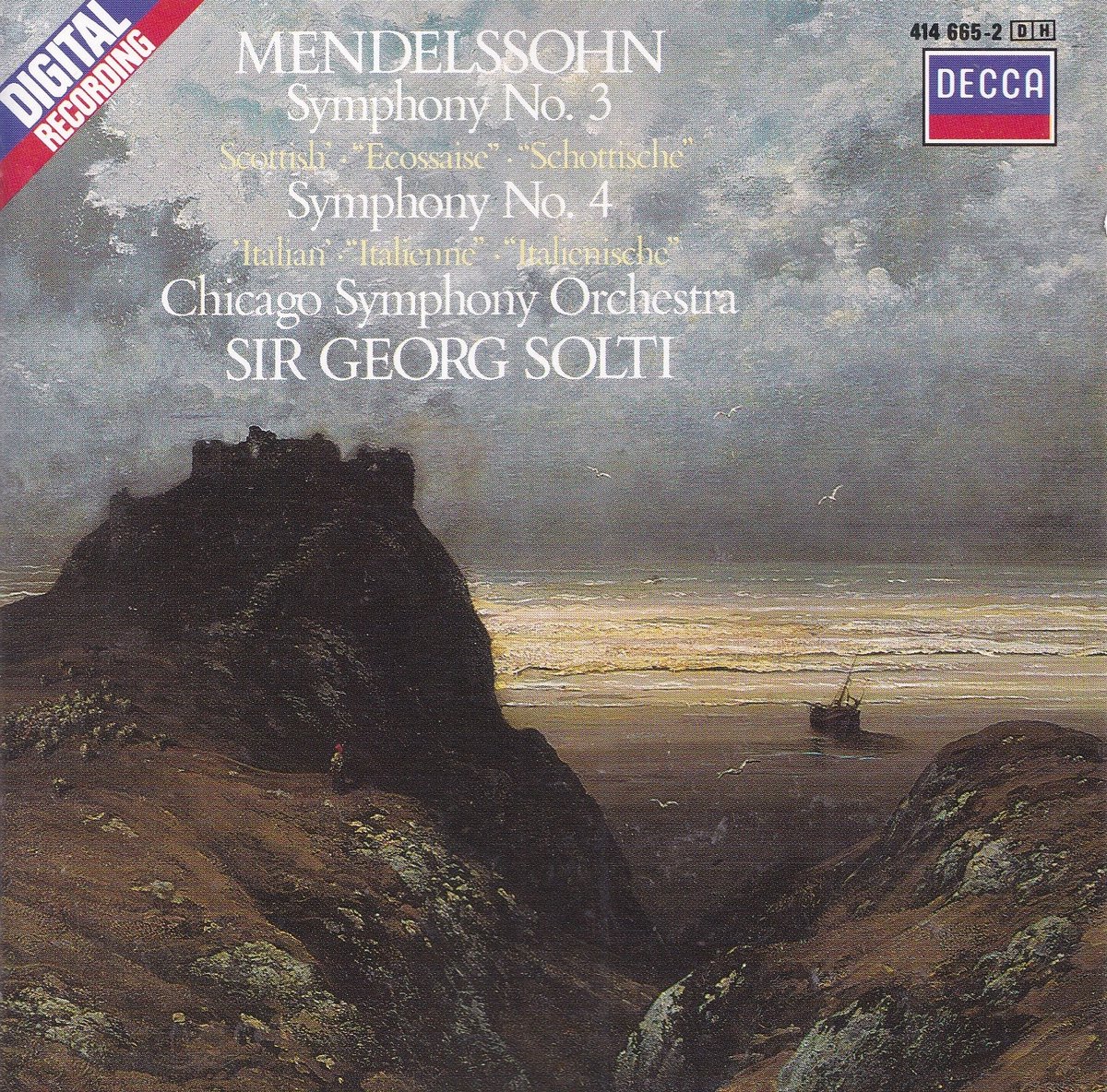 Symphonies 3 & 4 - Felix Mendelssohn - Chicago Symphony Orchestra o.l.v. Sir Georg Solti