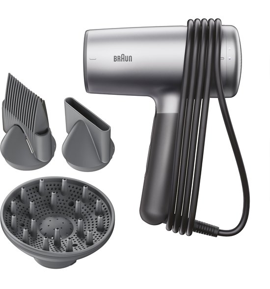 Braun HD4.3 Super Iontec Föhn BRHD435E - Haardroger - Föhn inclusief diffuser en Kam - NTC Technolog - Braun - €73,95