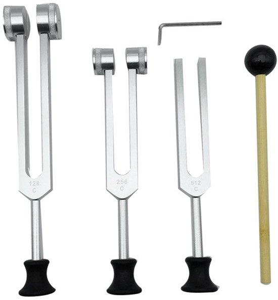 Chakra Stemvork Set, 8 STUKS Aluminium Professionele Geluid Genezing Therapie Stemvork Aluminium Stemvork Gereedschapsset
