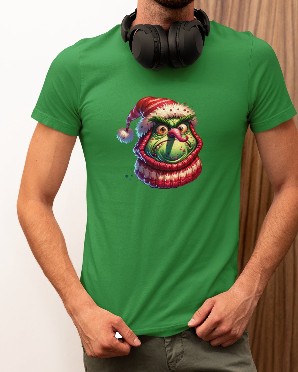 Grumpy Kerst - Kerst T-shirt Groen - Grappig T-shirt - Maat XL - Kerst Cadeau Mannen - Limited Edition