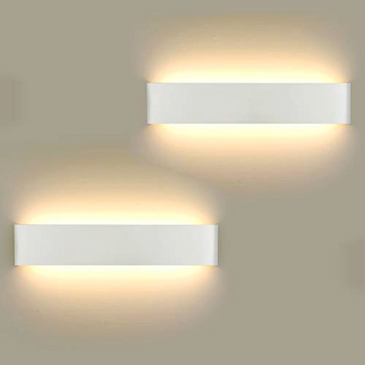 Moderne wandlamp LED 16W voor binnen en buiten - IP65 waterdicht met warm wit licht