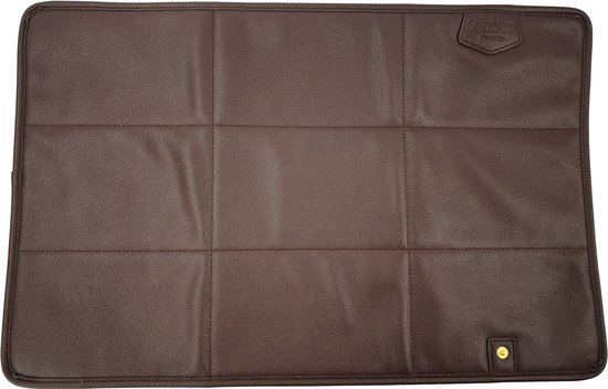 KIDDLY Luiertas - Leather - Brown - Tas - Luier - Organizer - Handtas van Merkloos — afbeelding 4