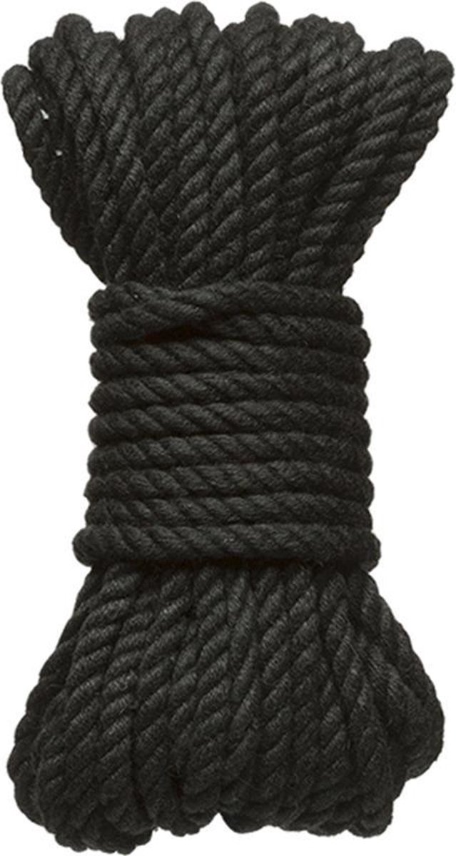 6mm Hemp Bondage Rope - 50 Ft. Black