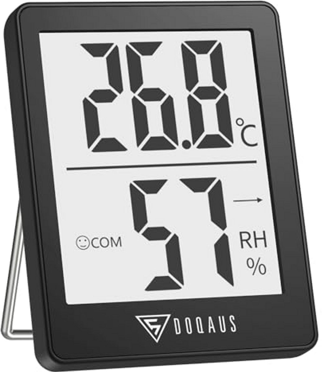 Digitale Thermo-Hygrometer - Nauwkeurige Temperatuur en Luchtvochtigheidsmeter voor Binnengebruik