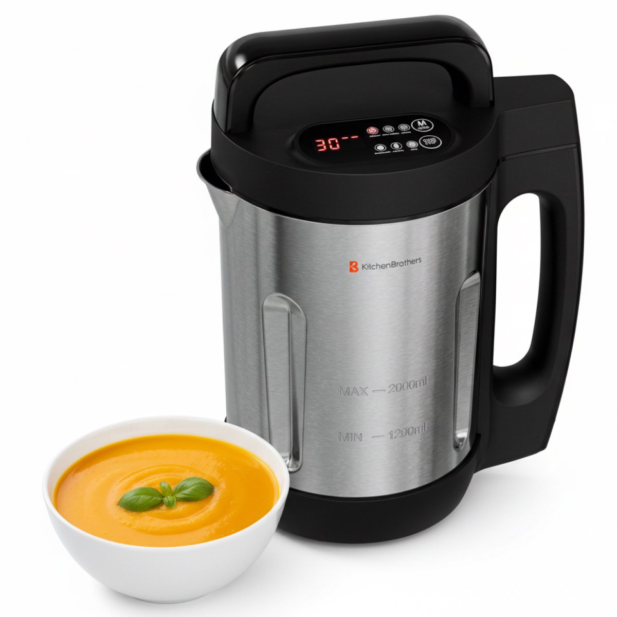 KitchenBrothers Soepmaker 2L RVS