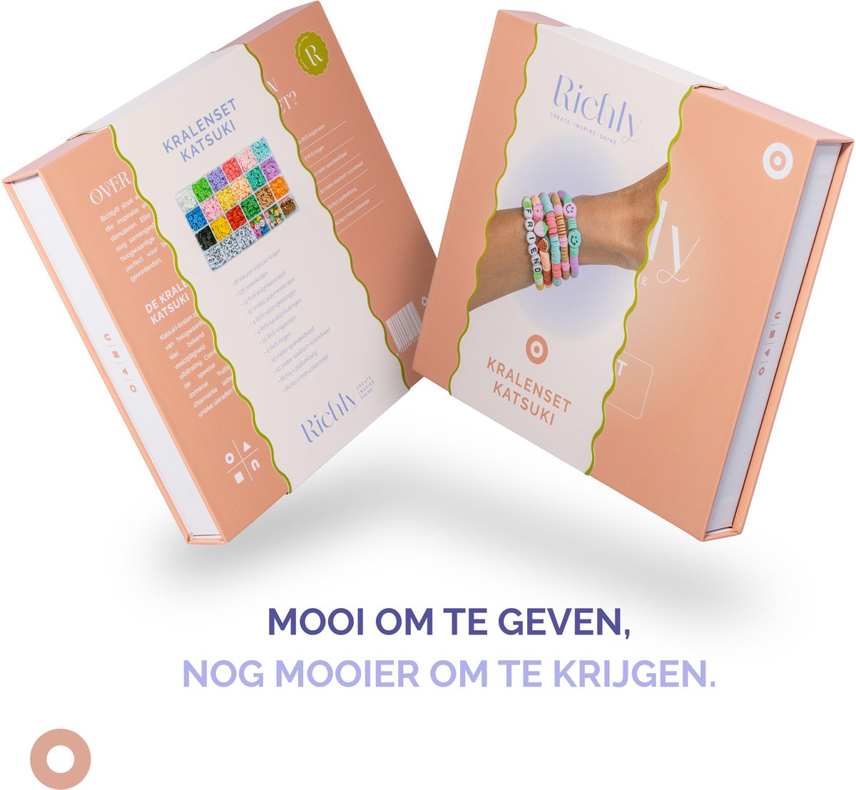 Richly® Kralen set Katsuki - Armbandjes maken meisjes - gratis E-BOOK - 6 Bedels - Sieraden Maken - Letterkralen - Kralen ketting - Knutselen meisjes - Gouden RVS-accessoires — afbeelding 10
